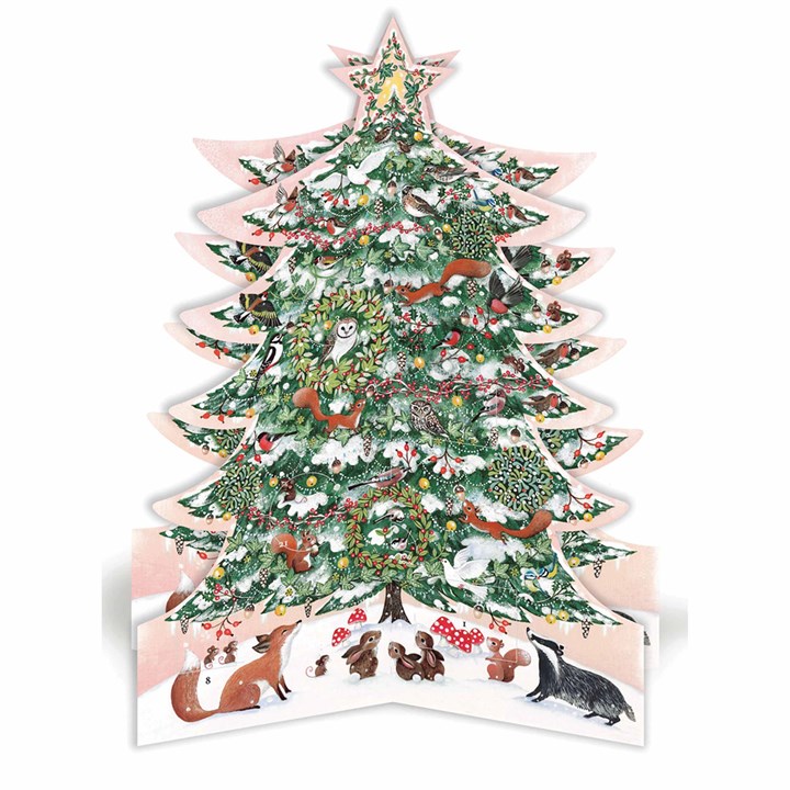 Christmas Tree Woodland 3D Advent Calendar