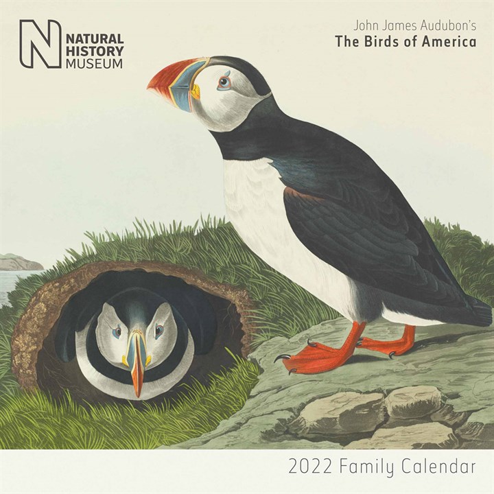 Natural History Museum Audubon, The Birds Of America Family Planner 2022