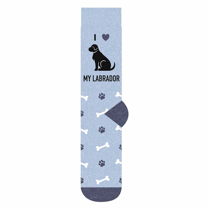 I Heart My Labrador Socks - Size 6 - 9