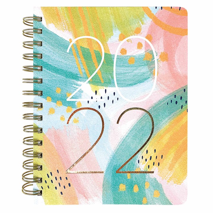 Painted Strokes A5 Diary 2022