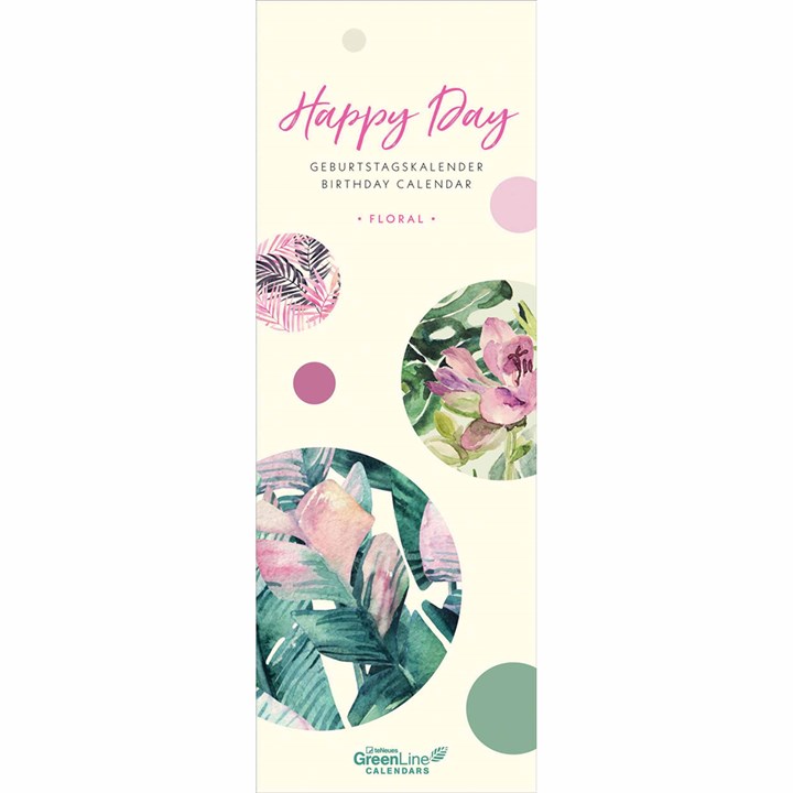GreenLine, Floral Birthday Calendar