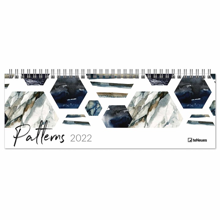 Patterns Easel Desk Calendar 2022