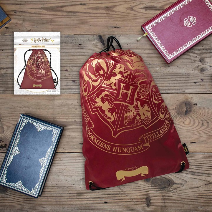 Harry Potter, Hogwarts Crest Official Drawstring Bag