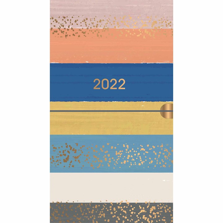 Stripes Slim Diary 2022