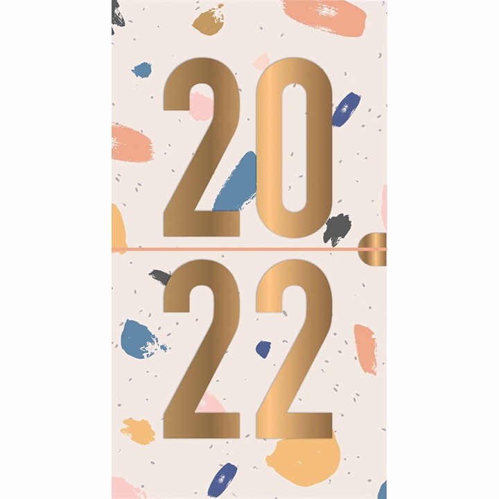 Terrazzo Slim Diary 2022