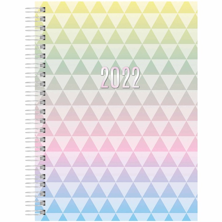 Geometric Ombre A5 Diary 2022