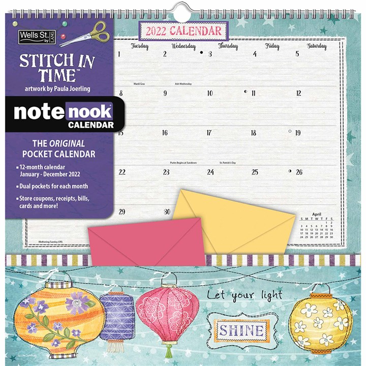 Stitch In Time Note Nook Calendar 2022