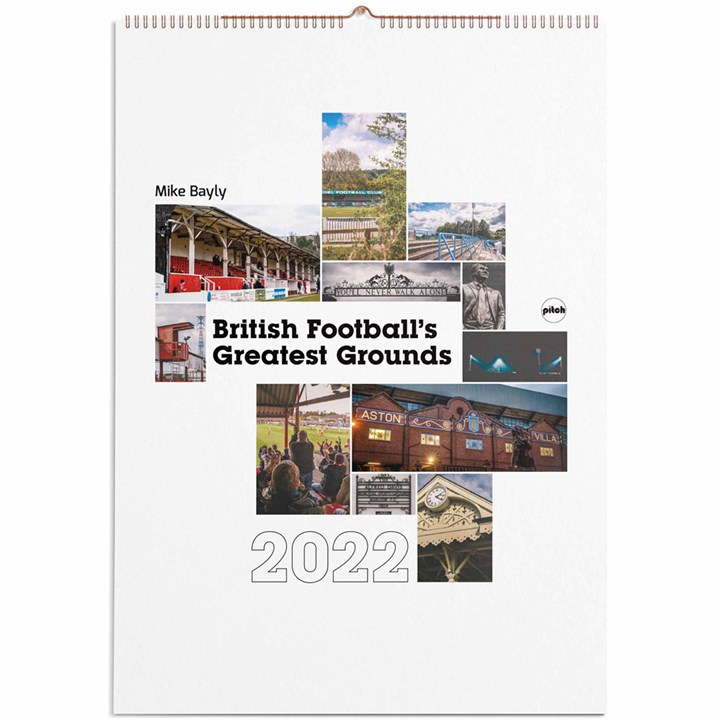 British Football%27s Greatest Grounds A3 Calendar 2022