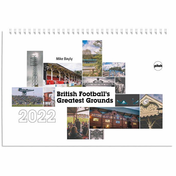 British Football’s Greatest Grounds Easel Desk Calendar 2022