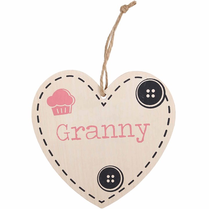 Granny Hanging Heart Sign