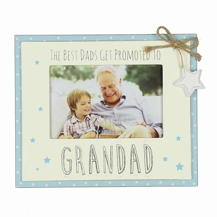 Promoted To Grandad Photo Frame