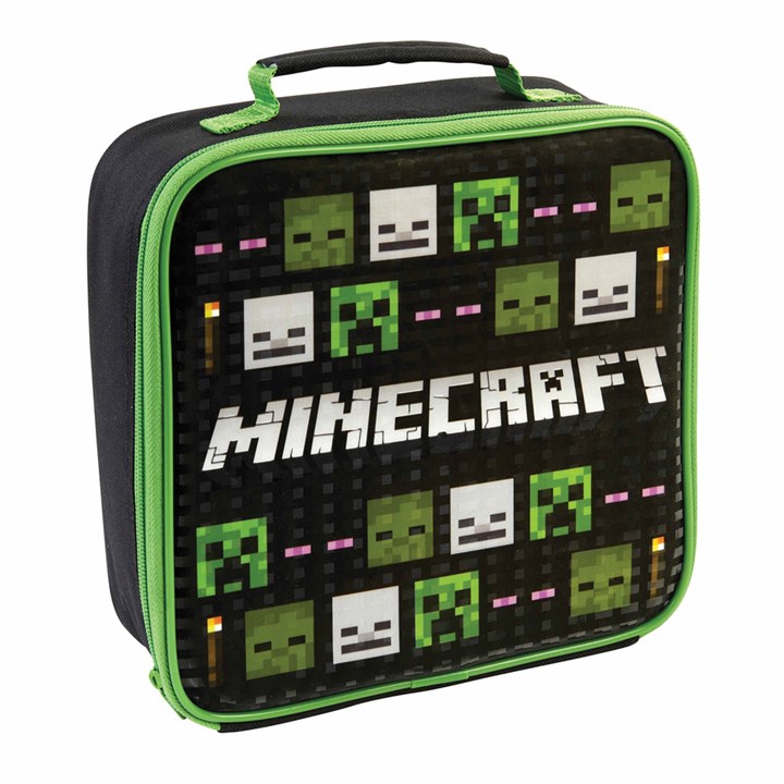 Minecraft, Mob Heads Lunch Bag