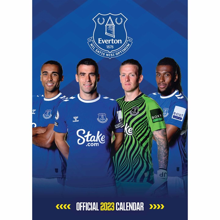 Everton FC A3 2023 Calendars