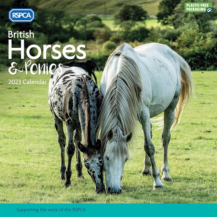 RSPCA, British Horses & Ponies Calendar 2023