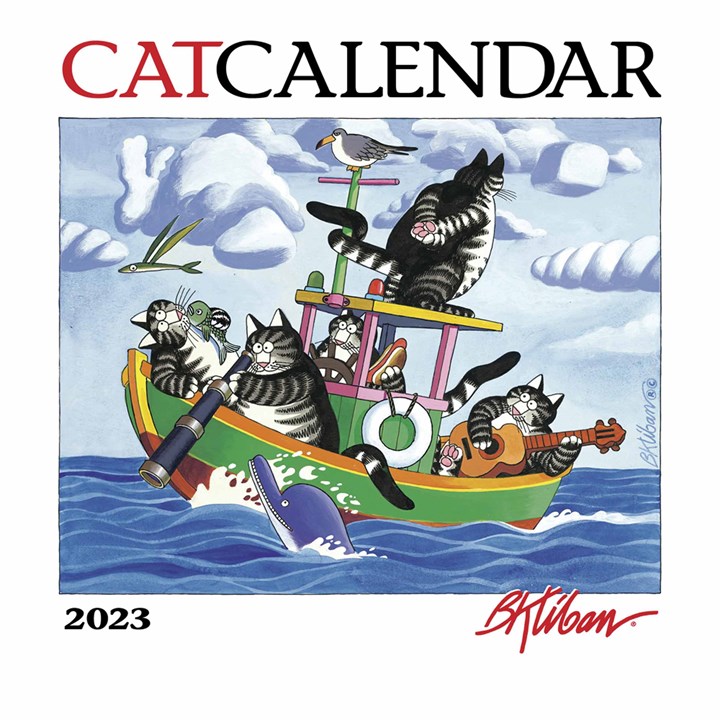 B Kliban, Cat Mini Calendar 2023