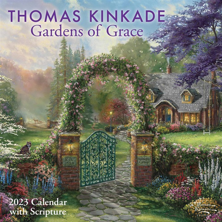 Kinkade, Gardens Of Grace Scripture Calendar 2023