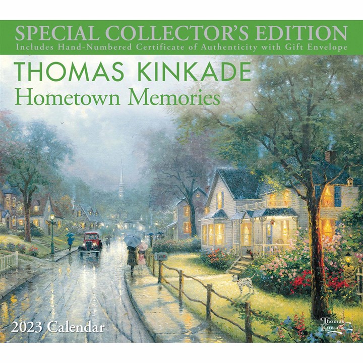 Kinkade, Hometown Memories Collector%27s Edition Official Deluxe 2023 Calendars