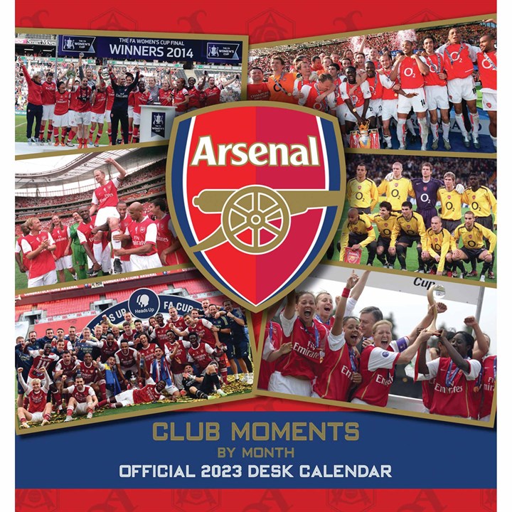 Arsenal FC, Through The Years Easel Desk 2023 Calendars