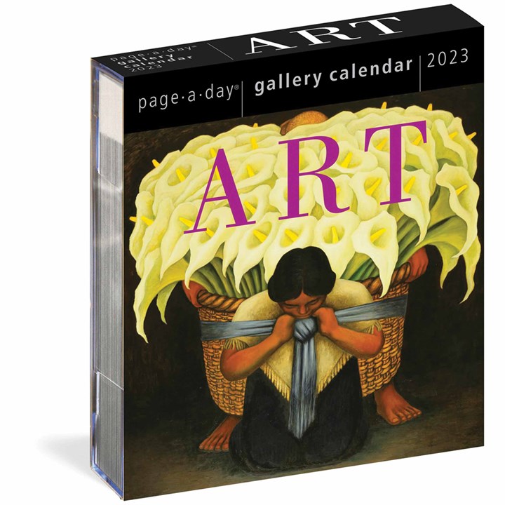 Art Gallery Desk Calendar 2023