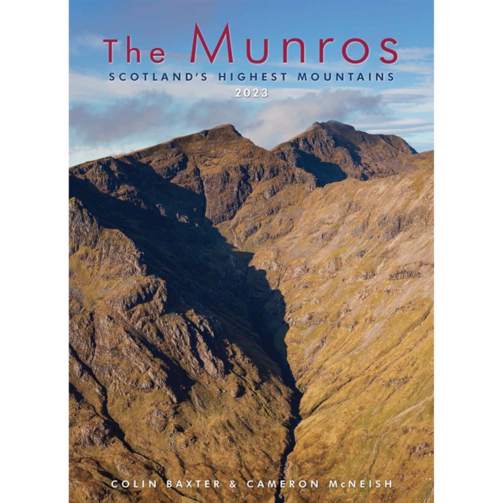 Colin Baxter, The Munros A3 Deluxe 2023 Calendars