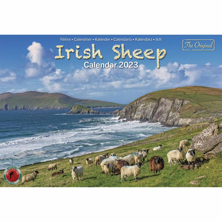 Irish Sheep A4 Calendar 2023