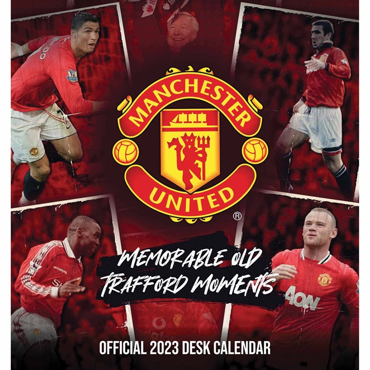 Manchester United FC, Legends Easel Desk 2023 Calendars