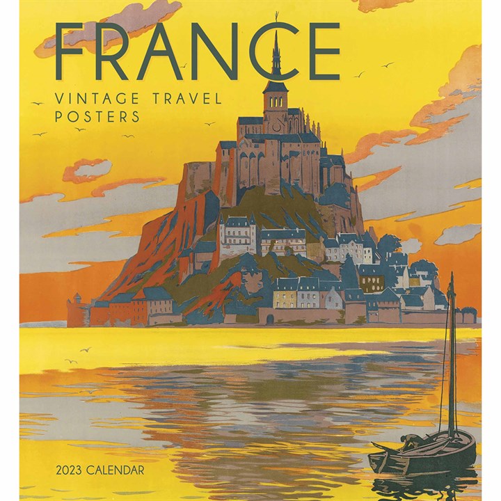 France, Vintage Travel Posters 2023 Calendars