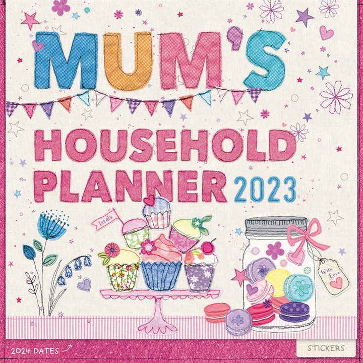 Mum%27s Fabric Household Family Planner 2023