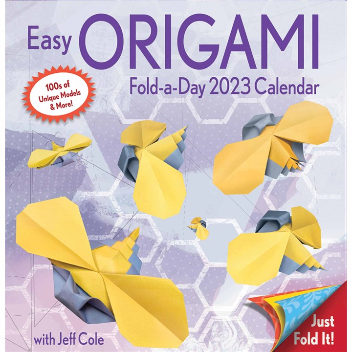 Easy Origami Desk Calendar 2023