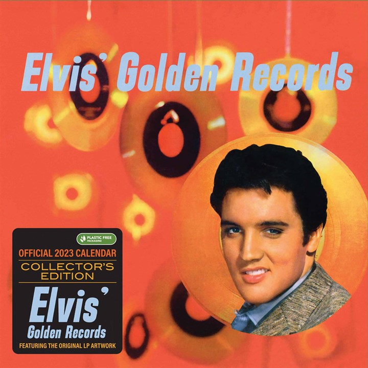 Elvis Presley, Evis Golden Records Collector's Edition Official Calendar 2023