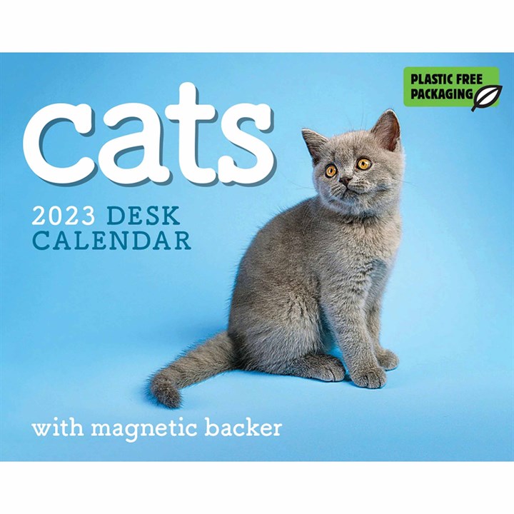 Cats Mini Desk Calendar 2023