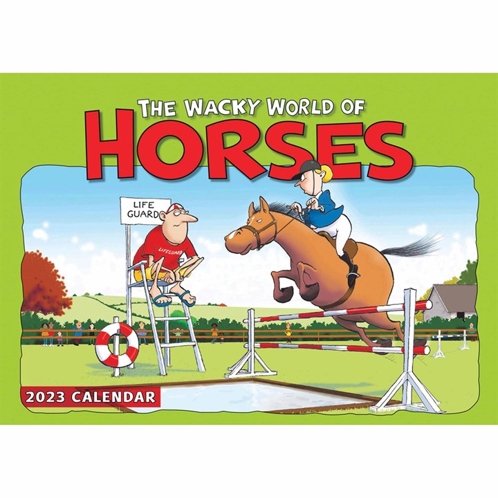 Wacky World Of Horses A4 Calendar 2023