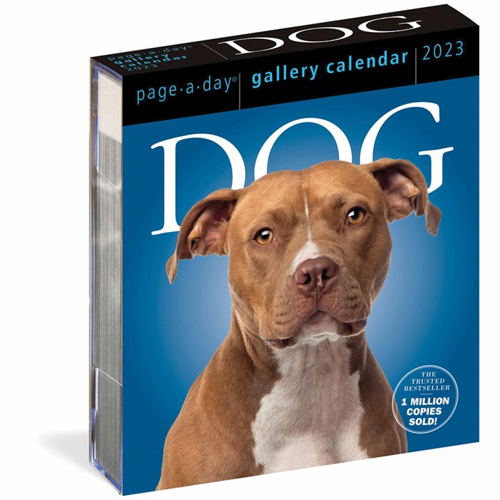 Dog Gallery Desk Calendar 2023