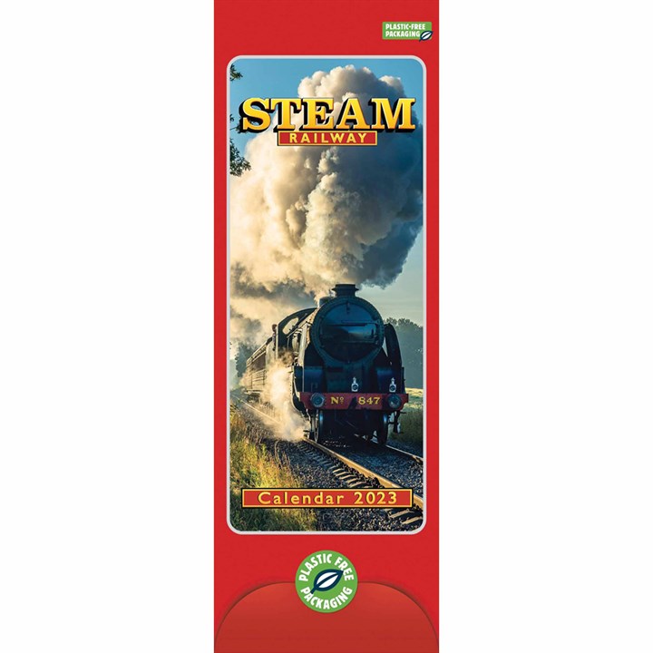 Steam Railway Slim 2023 Calendars