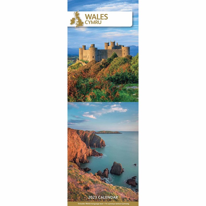 Wales Slim 2023 Calendars