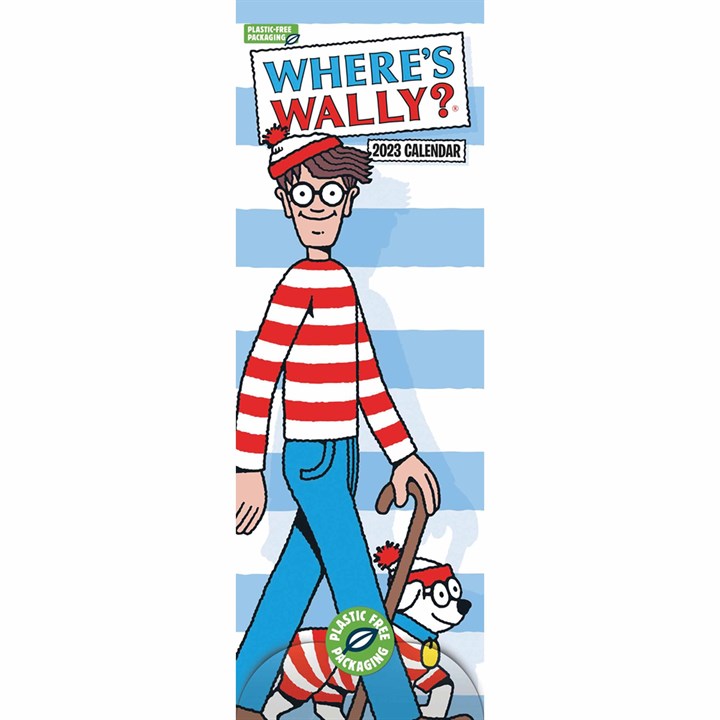 Where's Wally Slim Calendar 2023