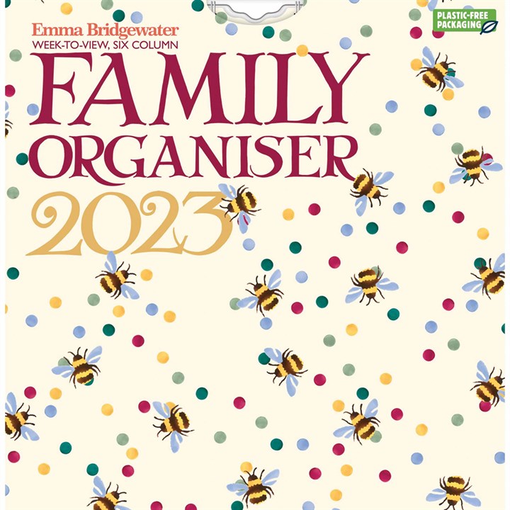 Emma Bridgewater, Polka Dot & Bee Family Planner 2023