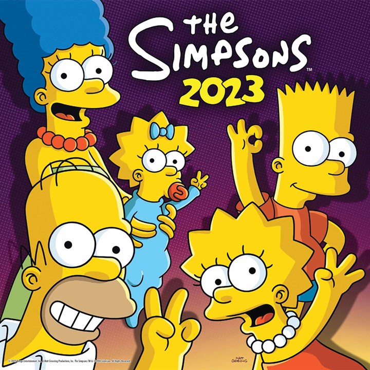The Simpsons Official Calendar 2023