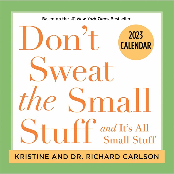 Don%27t Sweat The Small Stuff Desk 2023 Calendars