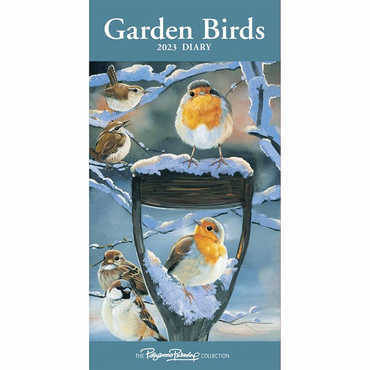 Pollyanna Pickering, Garden Birds Slim Diary 2023