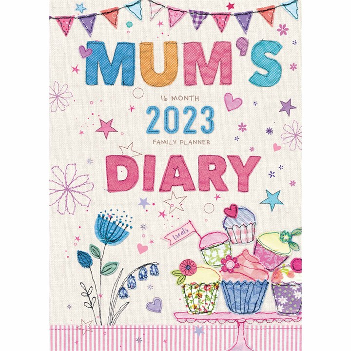 Mum's Fabric & Flowers A5 Planner Diary 2023