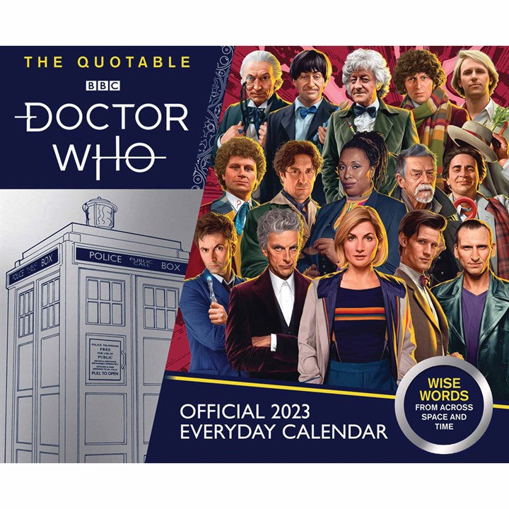 Doctor Who Official Desk 2023 Calendars