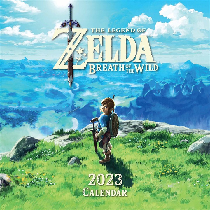 The Legend Of Zelda, Breath of the Wild Official Calendar 2023