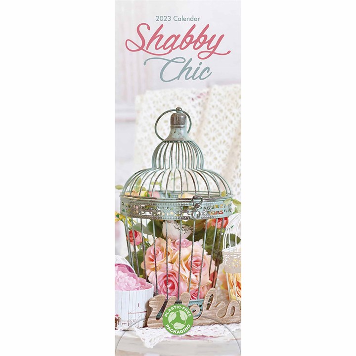 Shabby Chic Slim 2023 Calendars