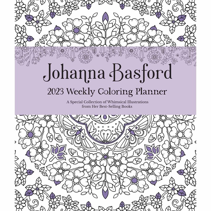 Johanna Basford, Colouring A5 Deluxe Diary 2023