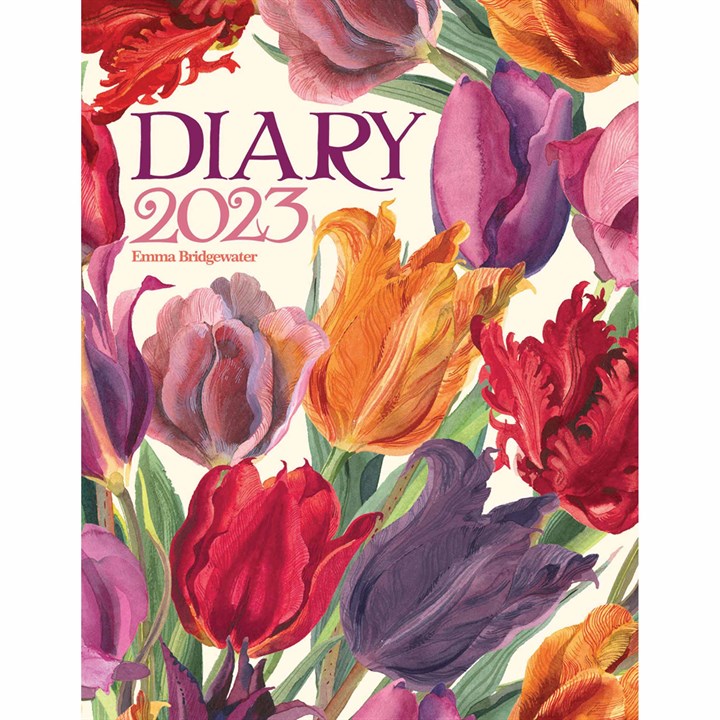 Emma Bridgewater, Tulips A5 Deluxe Diary 2023