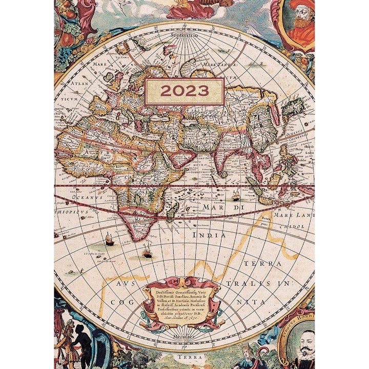 Antique Maps A5 Diary 2023