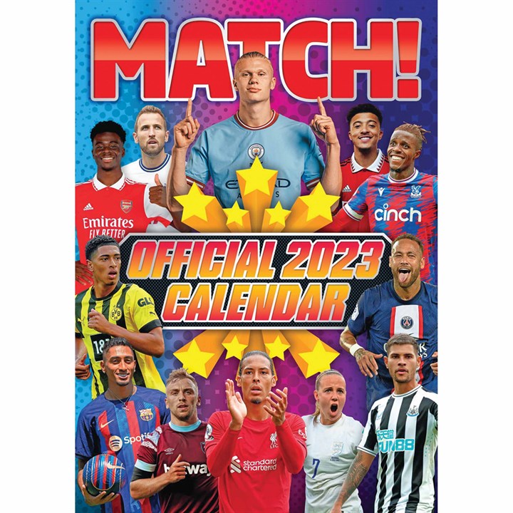 Match! Magazine A3 2023 Calendars
