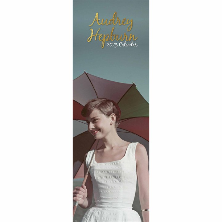Audrey Hepburn Unofficial Slim Calendar 2023