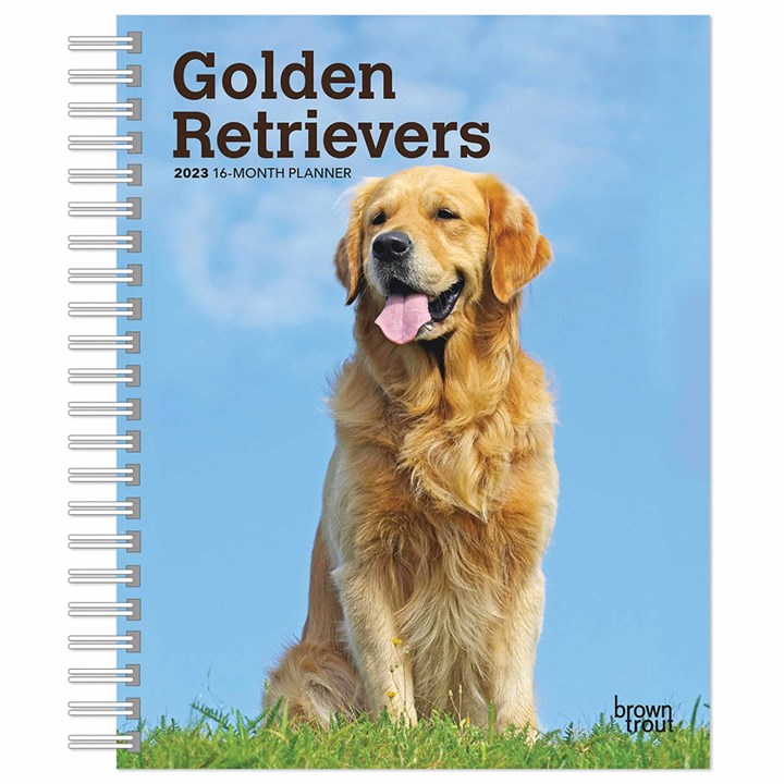 Golden Retrievers A5 Diary 2023